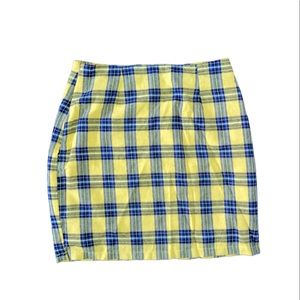 Cute plaid mini skirt!